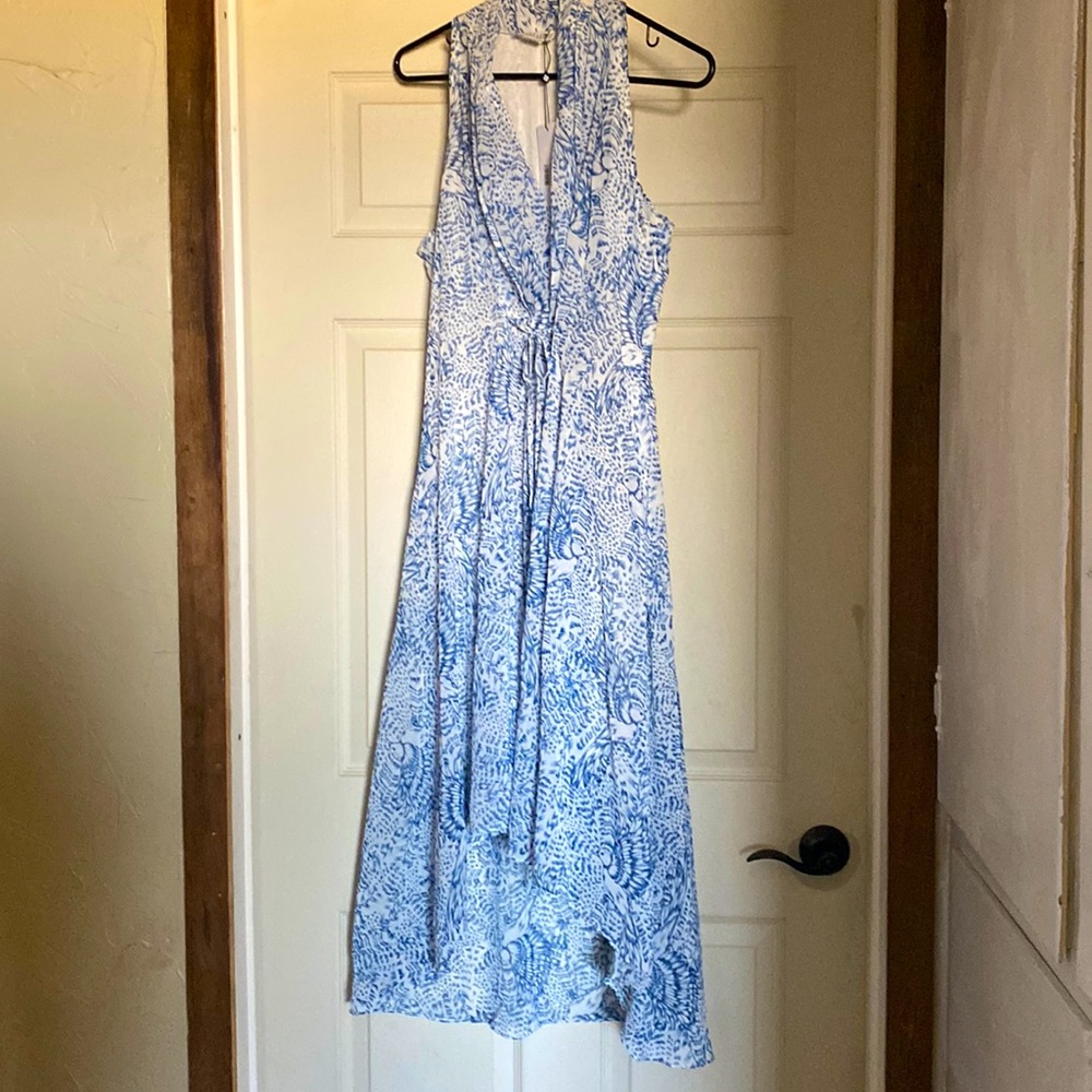 Molly Bracken Star Ladies Woven High Low Dress